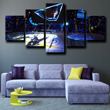 Amalie Arena Stadium Tampa Bay Lightning 5 Piece Canvas Wall Art Painting Wallpaper Poster Picture Print Photo Decor
