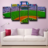 Chicago White Sox MLB Baseball Sports Team Stadium 5 Piece Canvas Wall Art Painting Wallpaper Poster Picture Print Photo Decor