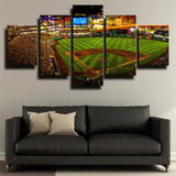 Pittsburgh Pirates MLB Baseball Sports Stadium 5 Piece Canvas Wall Art Painting Wallpaper Poster Picture Print Photo Decor