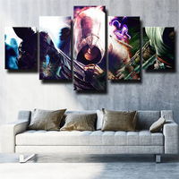 Assassin’s Creed Revelations Video Game 5 Piece Canvas Wall Art Painting Wallpaper Poster Picture Print Photo Decor