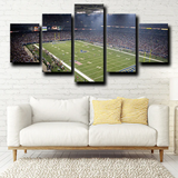 Los Angeles Rams Sports Stadium Green Field 5 Piece Canvas Wall Art Painting Wallpaper Poster Picture Print Photo Decor