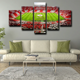FC Bayern Munich Football Team Arena Stadium 5 Piece Canvas Wall Art Painting Wallpaper Poster Picture Print Photo Decor