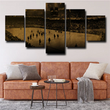 Arena TD Garden Boston Bruins NHL Hockey Sports 5 Piece Canvas Wall Art Painting Wallpaper Poster Picture Print Photo Decor