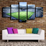 Tottenham Hotspur FC Spurs Stadium Green Field 5 Piece Canvas Wall Art Painting Wallpaper Poster Picture Print Photo Decor