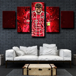 Thomas Muller Bayern Munich Forward Football Legend 5 Piece Canvas Wall Art Painting Wallpaper Poster Picture Print Photo Decor
