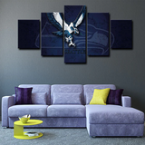 Seattle Seahawks NFL Football Team Logo Eagle 5 Piece Canvas Wall Art Painting Wallpaper Poster Picture Print Photo Decor