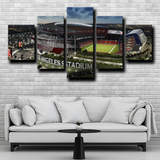 Los Angeles Rams Sports Team Field Stadium 5 Piece Canvas Wall Art Painting Wallpaper Poster Picture Print Photo Decor