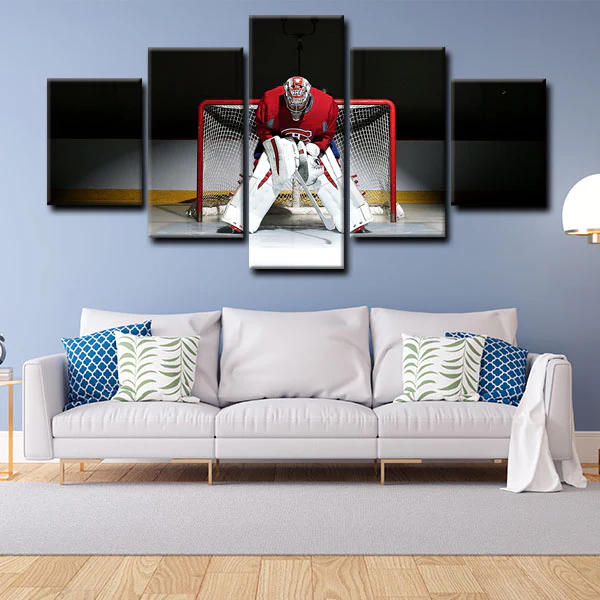 Carey Price NHL Montreal Canadiens Goaltender 5 Piece Canvas Wall Art Painting Wallpaper Poster Picture Print Photo Decor