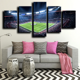 Allianz Arena Bayern Munich Football Team Stadium 5 Piece Canvas Wall Art Painting Wallpaper Poster Picture Print Photo Decor
