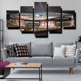 Emirates Stadium Arsenal FC Football Black Light 5 Piece Canvas Wall Art Painting Wallpaper Poster Picture Print Photo Decor