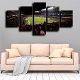 Chicago Bears Football Stadium Field Green 5 Piece Canvas Wall Art Painting Wallpaper Poster Picture Print Photo Decor