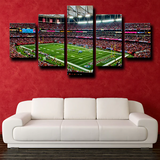 Atlanta Falcons Football Stadium Field 5 Piece Canvas Wall Art Painting Wallpaper Poster Picture Print Photo Decor
