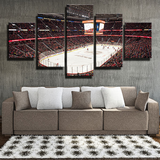 NHL Hockey Sports Team Ottawa Senators Stadium 5 Piece Canvas Wall Art Painting Wallpaper Poster Picture Print Photo Decor