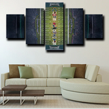 Philadelphia Eagles Lincoln Financial Field Stadium 5 Piece Canvas Wall Art Painting Wallpaper Poster Picture Print Photo Decor