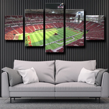 Atlanta Falcons NFL Football Mercedes Benz Stadium 5 Piece Canvas Wall Art Painting Wallpaper Poster Picture Print Photo Decor
