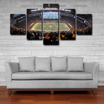 Pittsburgh Steelers NFL Football Heinz Field Stadium 5 Piece Canvas Wall Art Painting Wallpaper Poster Picture Print Photo Decor