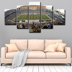 Pittsburgh Steelers SCourt NFL Heinz Field Stadium 5 Piece Canvas Wall Art Painting Wallpaper Poster Picture Print Photo Decor