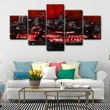 Calgary Flames Stadium NHL Hockey Sports Team 5 Piece Canvas Wall Art Painting Wallpaper Poster Picture Print Photo Decor