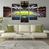 FC Barcelona Home Stadium Football Sports Team 5 Piece Canvas Wall Art Painting Wallpaper Poster Picture Print Photo Decor