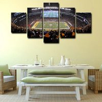 Pittsburgh Steelers NFL Football Heinz Field Stadium 5 Piece Canvas Wall Art Painting Wallpaper Poster Picture Print Photo Decor