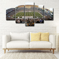 Pittsburgh Steelers SCourt NFL Heinz Field Stadium 5 Piece Canvas Wall Art Painting Wallpaper Poster Picture Print Photo Decor