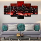 Calgary Flames Stadium NHL Hockey Sports Team 5 Piece Canvas Wall Art Painting Wallpaper Poster Picture Print Photo Decor