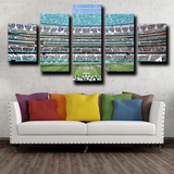 Los Angeles Rams Stadium NFL American football Sports 5 Piece Canvas Wall Art Painting Wallpaper Poster Picture Print Photo Decor