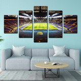 FC Barcelona Home Stadium Football Sports Team 5 Piece Canvas Wall Art Painting Wallpaper Poster Picture Print Photo Decor