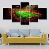 FC Barcelona Football Field Camp Nou Stadium 5 Piece Canvas Wall Art Painting Wallpaper Poster Picture Print Photo Decor