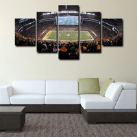 Pittsburgh Steelers NFL Football Heinz Field Stadium 5 Piece Canvas Wall Art Painting Wallpaper Poster Picture Print Photo Decor