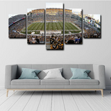 Pittsburgh Steelers SCourt NFL Heinz Field Stadium 5 Piece Canvas Wall Art Painting Wallpaper Poster Picture Print Photo Decor