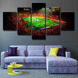 FC Barcelona Football Field Camp Nou Stadium 5 Piece Canvas Wall Art Painting Wallpaper Poster Picture Print Photo Decor