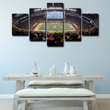 Pittsburgh Steelers NFL Football Heinz Field Stadium 5 Piece Canvas Wall Art Painting Wallpaper Poster Picture Print Photo Decor