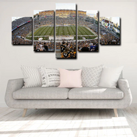Pittsburgh Steelers SCourt NFL Heinz Field Stadium 5 Piece Canvas Wall Art Painting Wallpaper Poster Picture Print Photo Decor