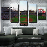 Atlanta Braves MLB Baseball Team Field Stadium 5 Piece Canvas Wall Art Painting Wallpaper Poster Picture Print Photo Decor