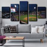 MLB Baseball Team Philadelphia Phillies Stadium 5 Piece Canvas Wall Art Painting Wallpaper Poster Picture Print Photo Decor