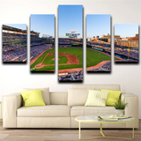 Minnesota Twins Baseball Ballpark Badge Stadium 5 Piece Canvas Wall Art Painting Wallpaper Poster Picture Print Photo Decor