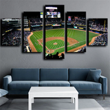 Minnesota Twins MLB Baseball Sports Team Stadium 5 Piece Canvas Wall Art Painting Wallpaper Poster Picture Print Photo Decor