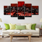 Calgary Flames Stadium NHL Hockey Sports Team 5 Piece Canvas Wall Art Painting Wallpaper Poster Picture Print Photo Decor