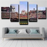 Minnesota Twins Baseball Sports Team Field Stadium 5 Piece Canvas Wall Art Painting Wallpaper Poster Picture Print Photo Decor