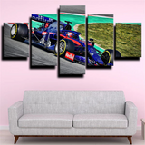 Red Bull Formula 1 Race Car Toro Rosso STR14 5 Piece Canvas Wall Art Painting Wallpaper Poster Picture Print Photo Decor