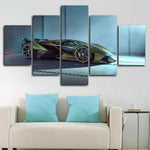 Lamborghini V12 Vision GT Luxury Supercar 5 Piece Canvas Wall Art Painting Wallpaper Poster Picture Print Photo Decor