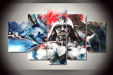 Abstract Star Wars Darth Vader 5 Piece Canvas Wall Art Painting Wallpaper Poster Picture Print Photo Decor