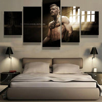 Conor McGregor Boxer MMA Boxing Sports 5 Piece Canvas Wall Art Painting Wallpaper Poster Picture Print Photo Decor