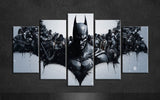 Batman Arkham Origins Fly On The Sky 5 Piece Canvas Wall Art Painting Wallpaper Poster Picture Print Photo Decor