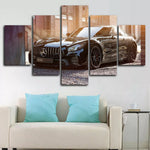 Sports Car Mercedes AMG 5 Piece Canvas Wall Art Painting Wallpaper Poster Picture Print Photo Decor