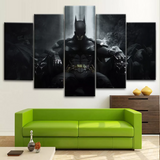 Batman Dark Knight Gothic 5 Piece Canvas Wall Art Painting Wallpaper Poster Picture Print Photo Decor