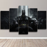 Batman Dark Knight Gothic 5 Piece Canvas Wall Art Painting Wallpaper Poster Picture Print Photo Decor