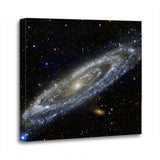 Andromeda Galaxy Space Universe Canvas Wall Art Image Pictures Of Space & Galaxies Wallpaper Painting Poster Decor Photo Portrait Print Gift