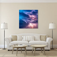 Lightning Canvas Wall Art Photography Images Pictures Of Lightning Wallpaper Painting Poster Mural Decor Photos Portrait Prints Gift Artwork